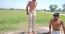 Sexy Pakistani Village guys teasing with his boner in the tubewell! Big Dick!