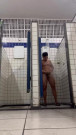 Muscle exhibitionist guy shows off naked in the showers and all around until he gets fucked rough! Awesome! Subscribe now!