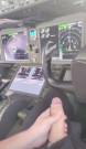 Co-pilot pulls out dick mid-flight video previews! Subscribe to watch!