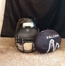 Football anyone? Who"s your team baby? I"m going Broncos all the way baby! Did you know there"s a video of me peeing all over this Falcons helmet and football!?! I"ve definitely been a naughty girl