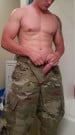 Young and smooth straight military cock bait