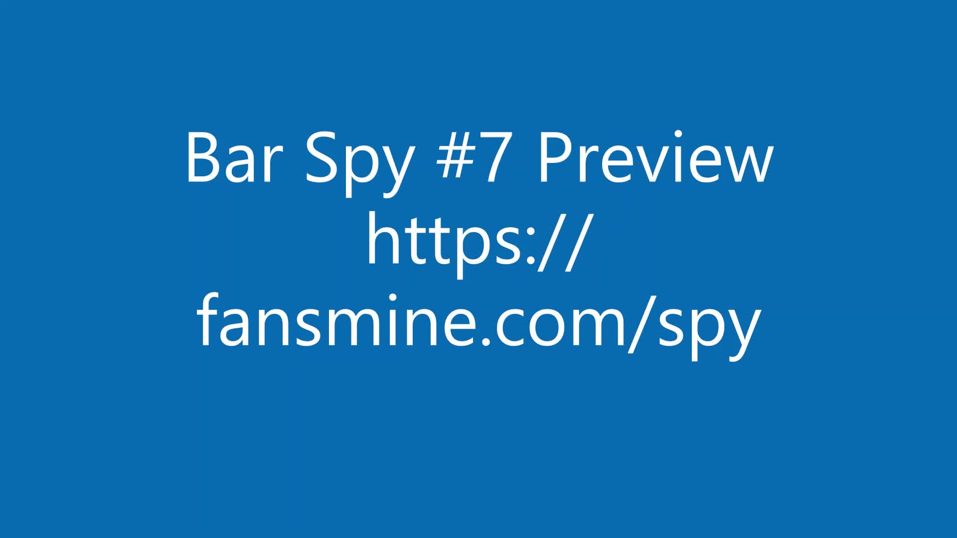 The original content of straight guys peeing. Bar Spy # 7 Preview