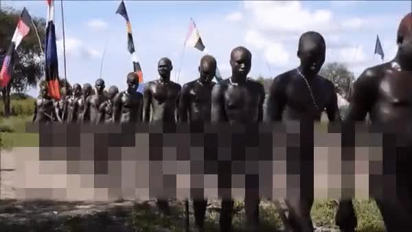 Men from an African tribe dancing naked at a festival! Lots of hard rock butts and big cocks here!!!