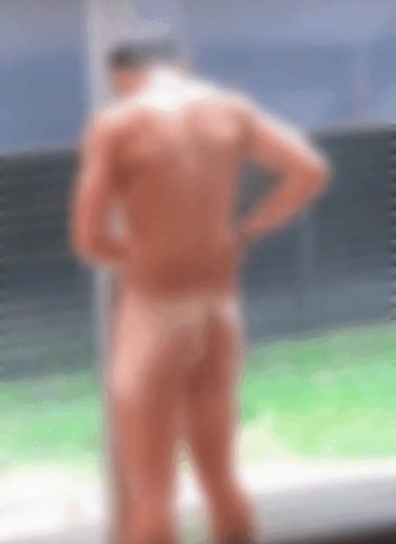 Group of athletes showering outdoors next to the track after training! 
Look at those big thighs and the sexy tan line of the lycra singlets on their bodies
A collection of smooth bubble butts and beautiful cocks!!?