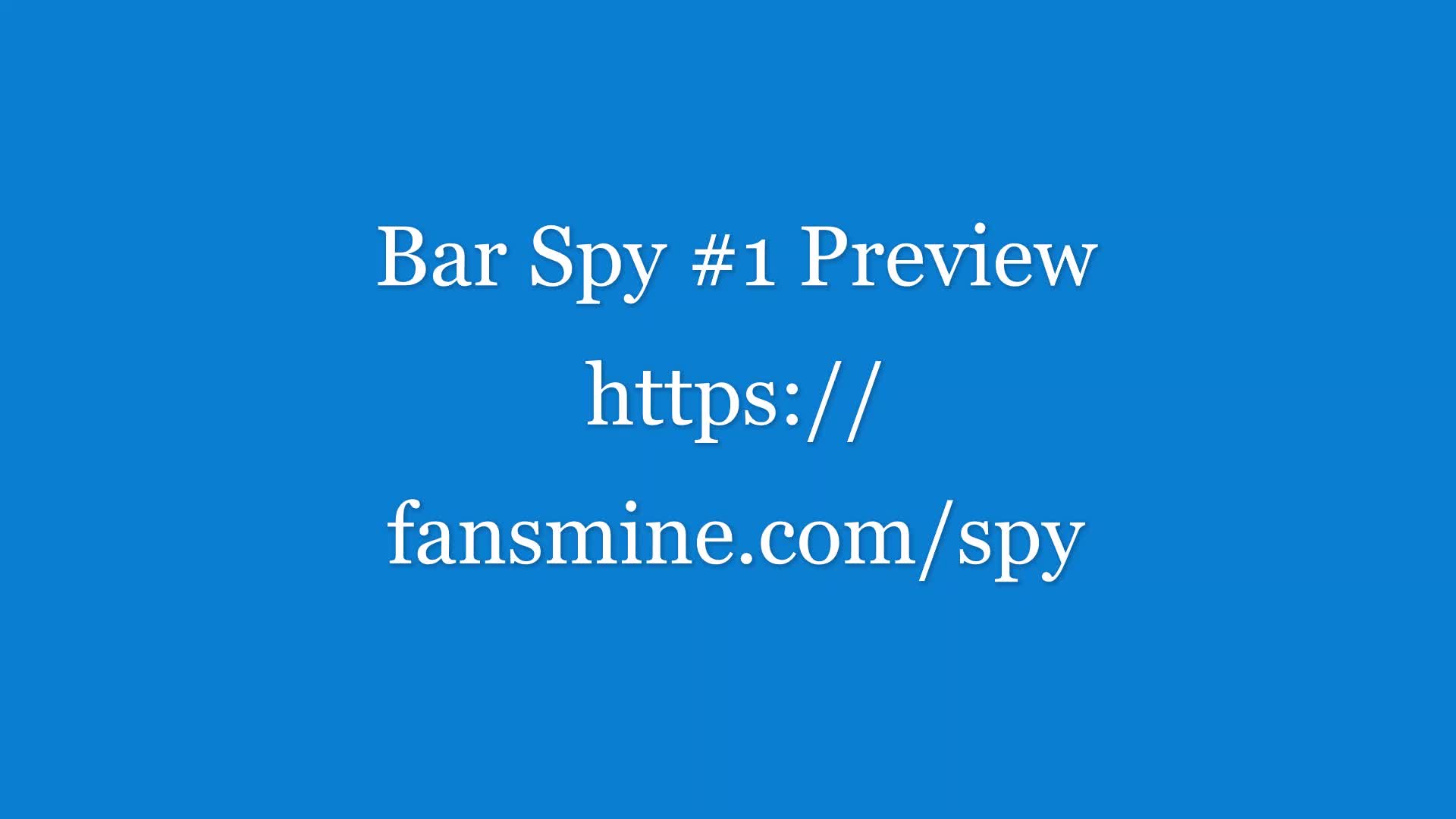 The original content of straight guys peeing. Bar Spy # 1 Preview